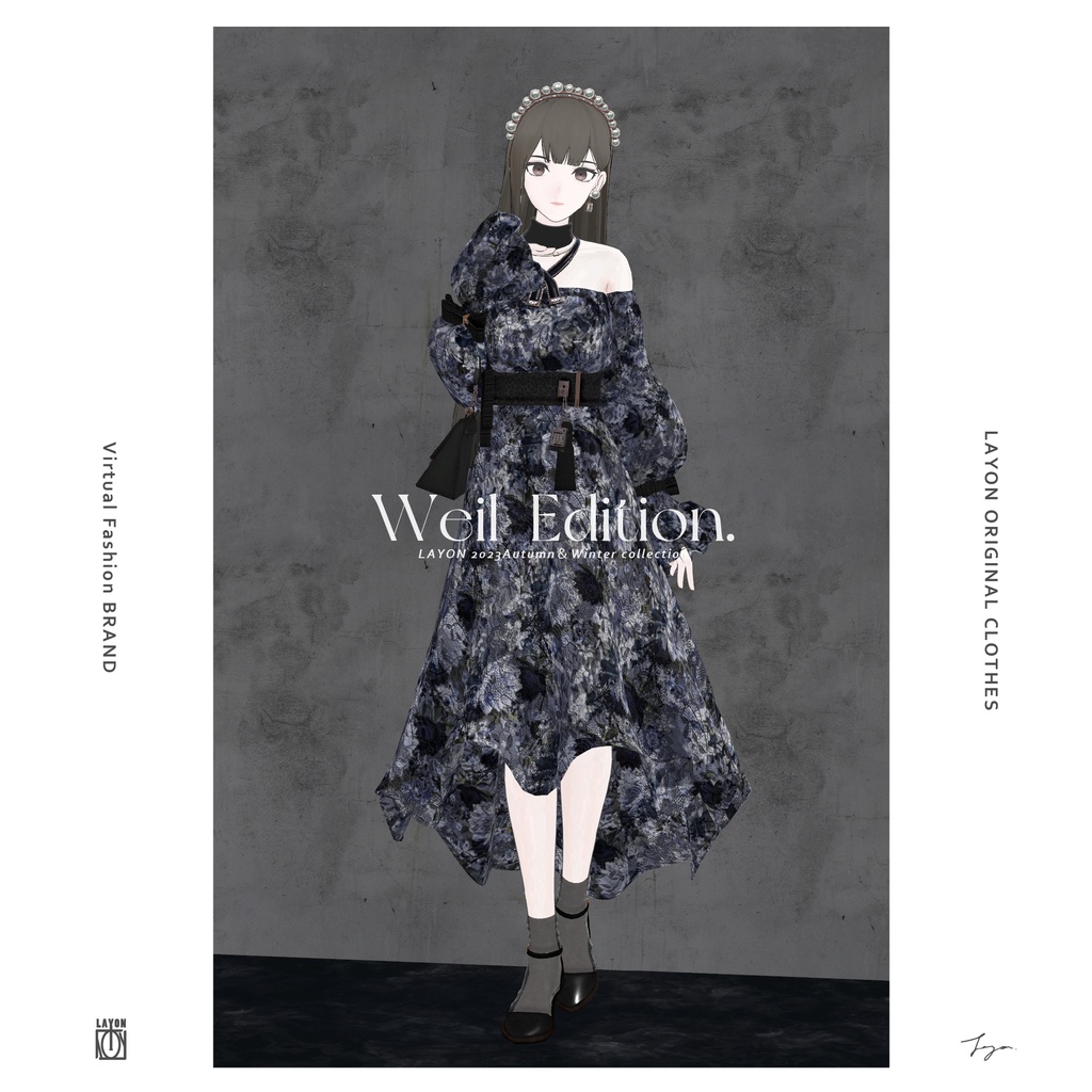 【3D】M.U.S.E. (森羅/萌/Lapwing/Grus/Weil/桔梗/ラシューシャ/マヌカ/珀杏対応) #LAYON服。#LAYONコーデ