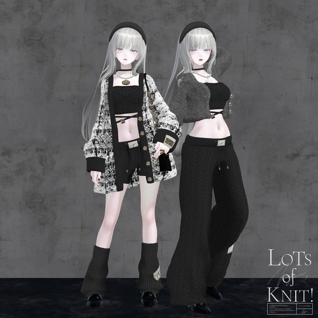 【3D】Lots of KNITs ! (森羅/マヌカ/萌/桔梗/Lapwing/ラシューシャ/珀杏対応) #LAYON服。#LAYONコーデ