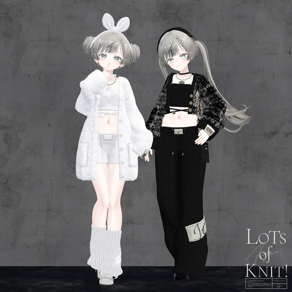 【3D】Lots of KNITs ! (森羅/マヌカ/萌/桔梗/Lapwing/ラシューシャ/珀杏対応) #LAYON服。#LAYONコーデ