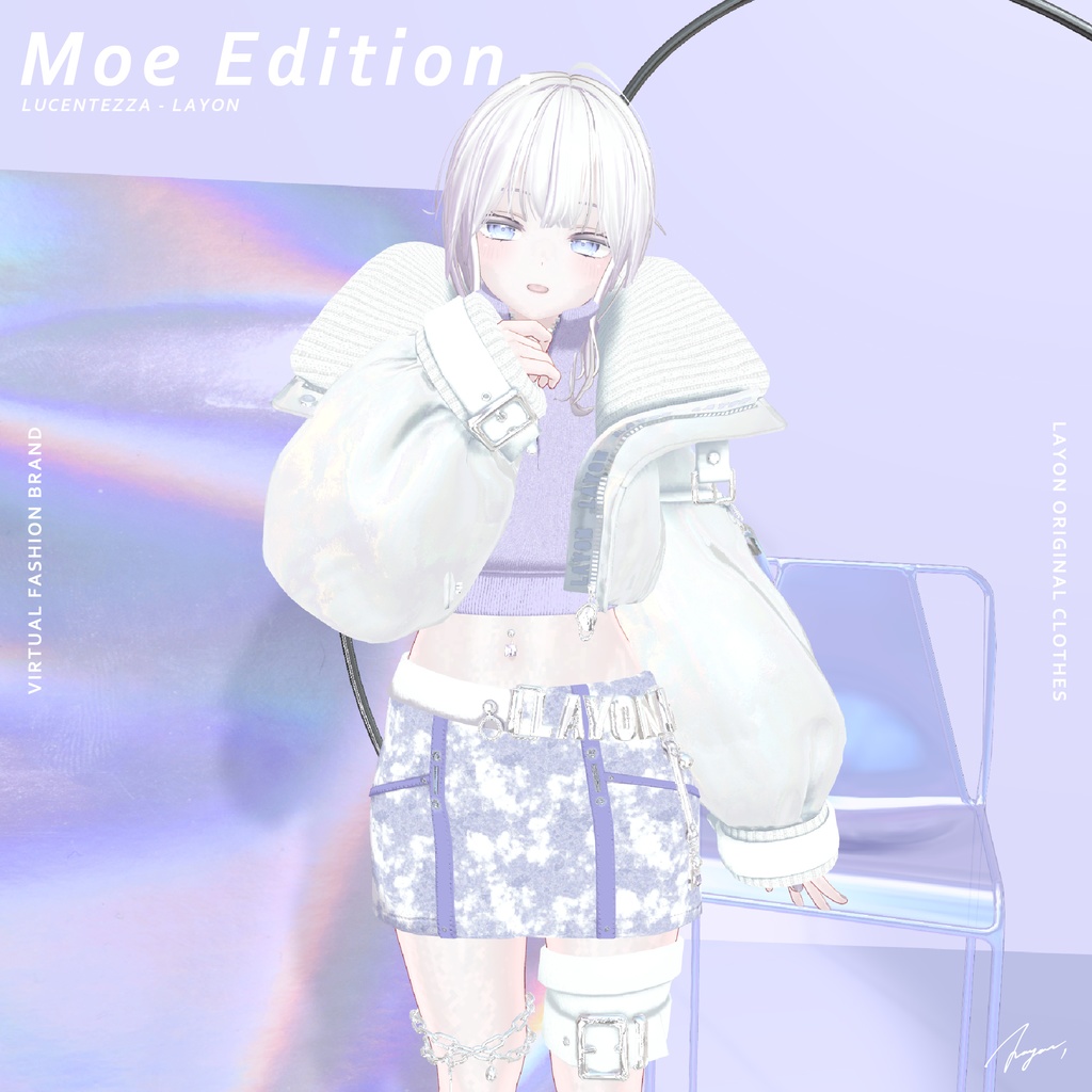 【3D】LUCENTEZZA (森羅/マヌカ/萌/Lapwing/ラシューシャ対応) #LAYON服。#LAYONコーデ