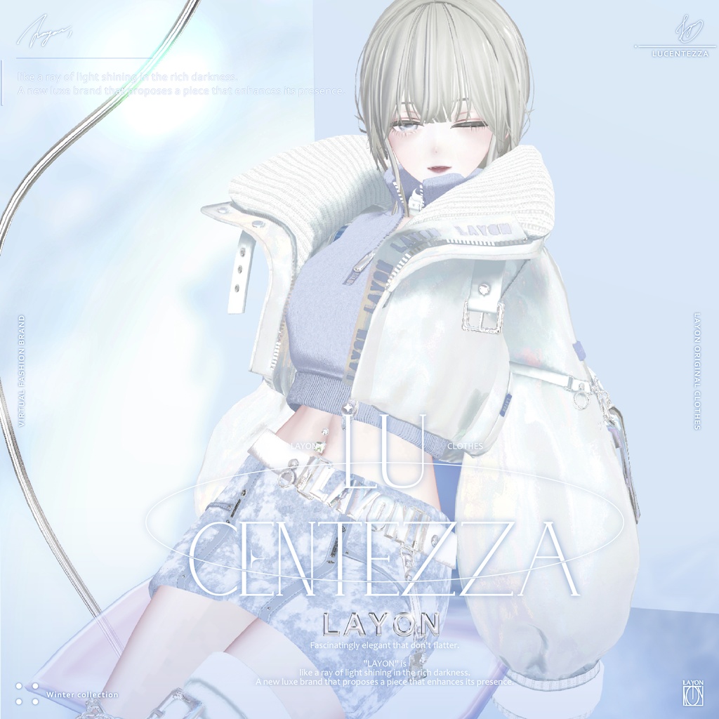 【3D】LUCENTEZZA (森羅/マヌカ/萌/Lapwing/ラシューシャ対応) #LAYON服。＃LAYONコーデ