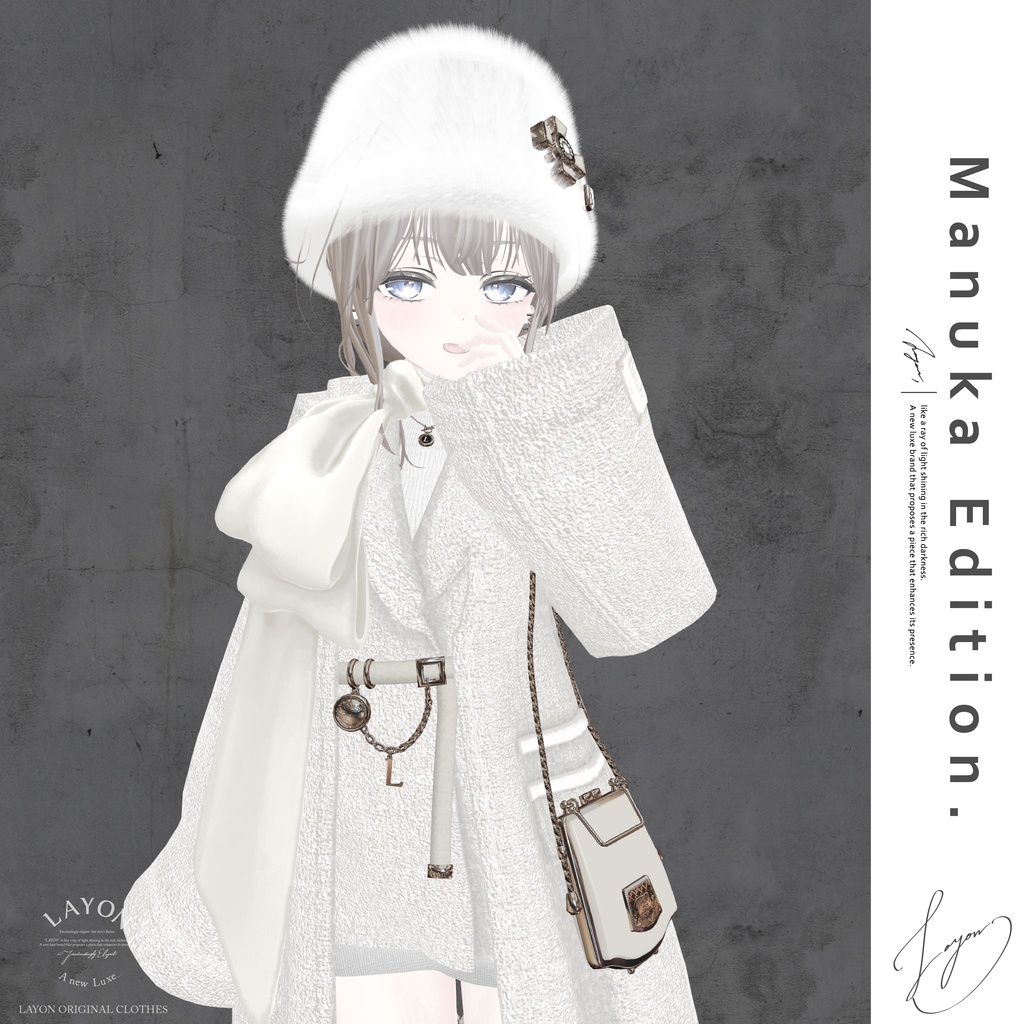 【3D】STUNING (森羅/マヌカ/萌/セレスティア/ラシューシャ/桔梗/Lapwwing/Grus/Weil対応) #LAYON服。#LAYONコーデ