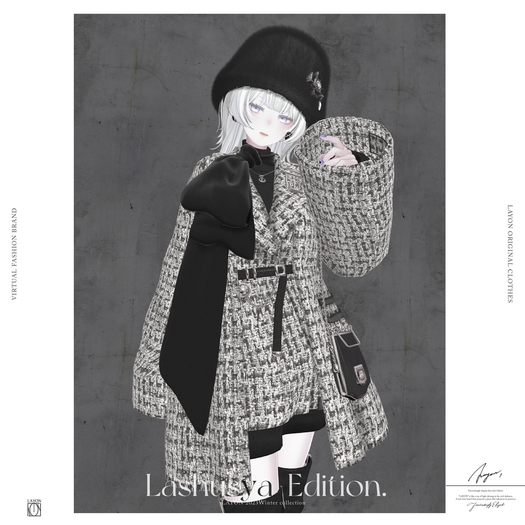 【3D】STUNING (森羅/マヌカ/萌/セレスティア/ラシューシャ/桔梗/Lapwwing/Grus/Weil対応) #LAYON服。#LAYONコーデ