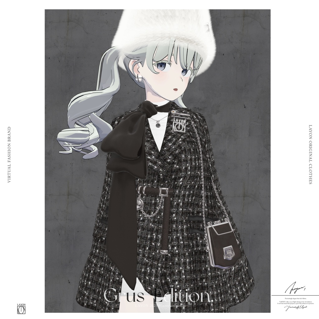 【3D】STUNING (森羅/マヌカ/萌/セレスティア/ラシューシャ/桔梗/Lapwwing/Grus/Weil対応) #LAYON服。#LAYONコーデ