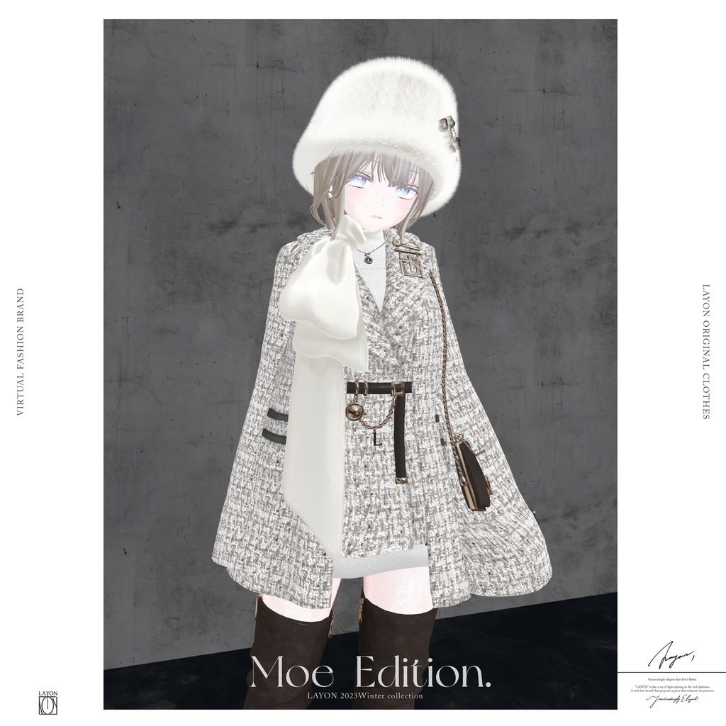 【3D】STUNING (森羅/マヌカ/萌/セレスティア/ラシューシャ/桔梗/Lapwwing/Grus/Weil対応) #LAYON服。#LAYONコーデ