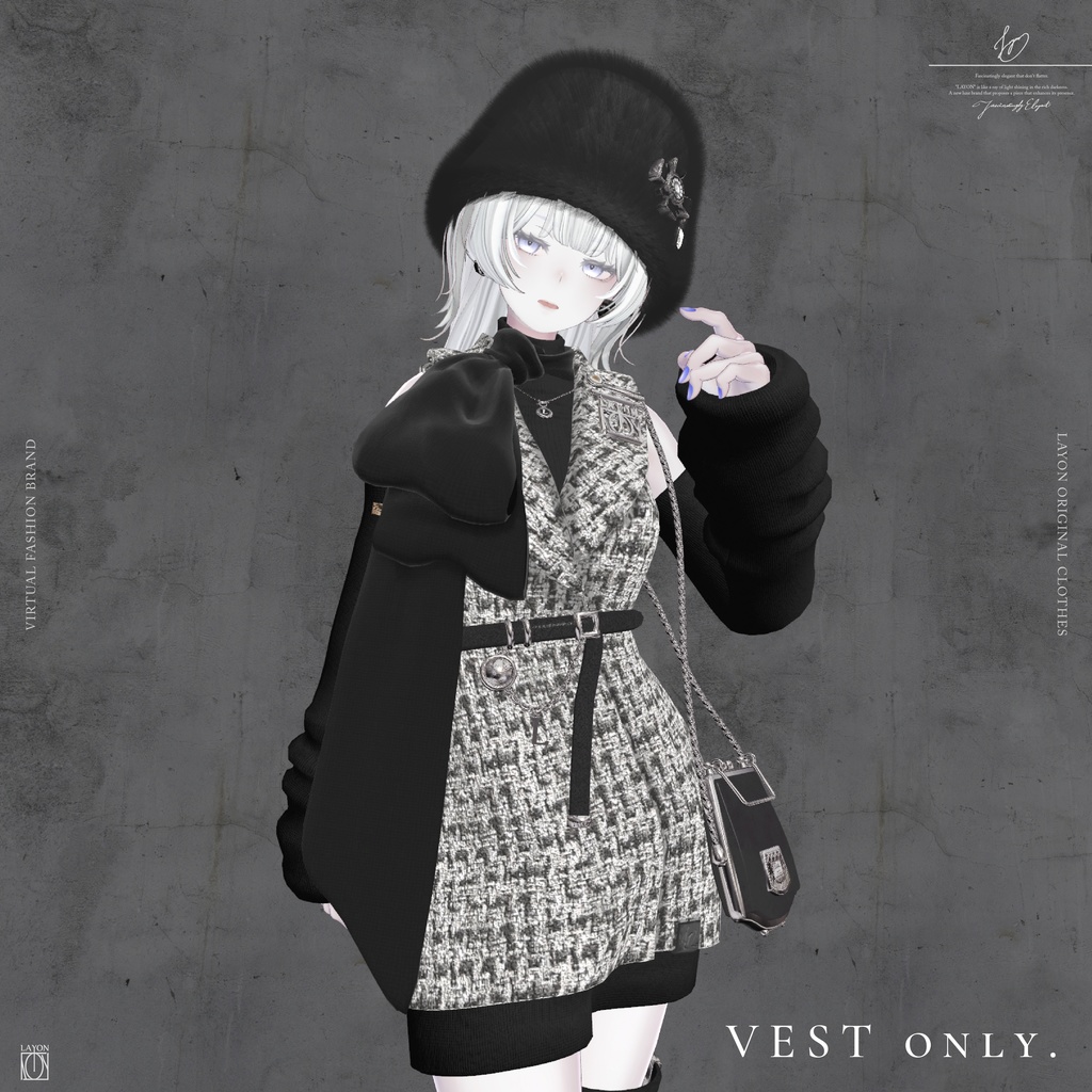 【3D】STUNING (森羅/マヌカ/萌/セレスティア/ラシューシャ/桔梗/Lapwwing/Grus/Weil対応) #LAYON服。#LAYONコーデ