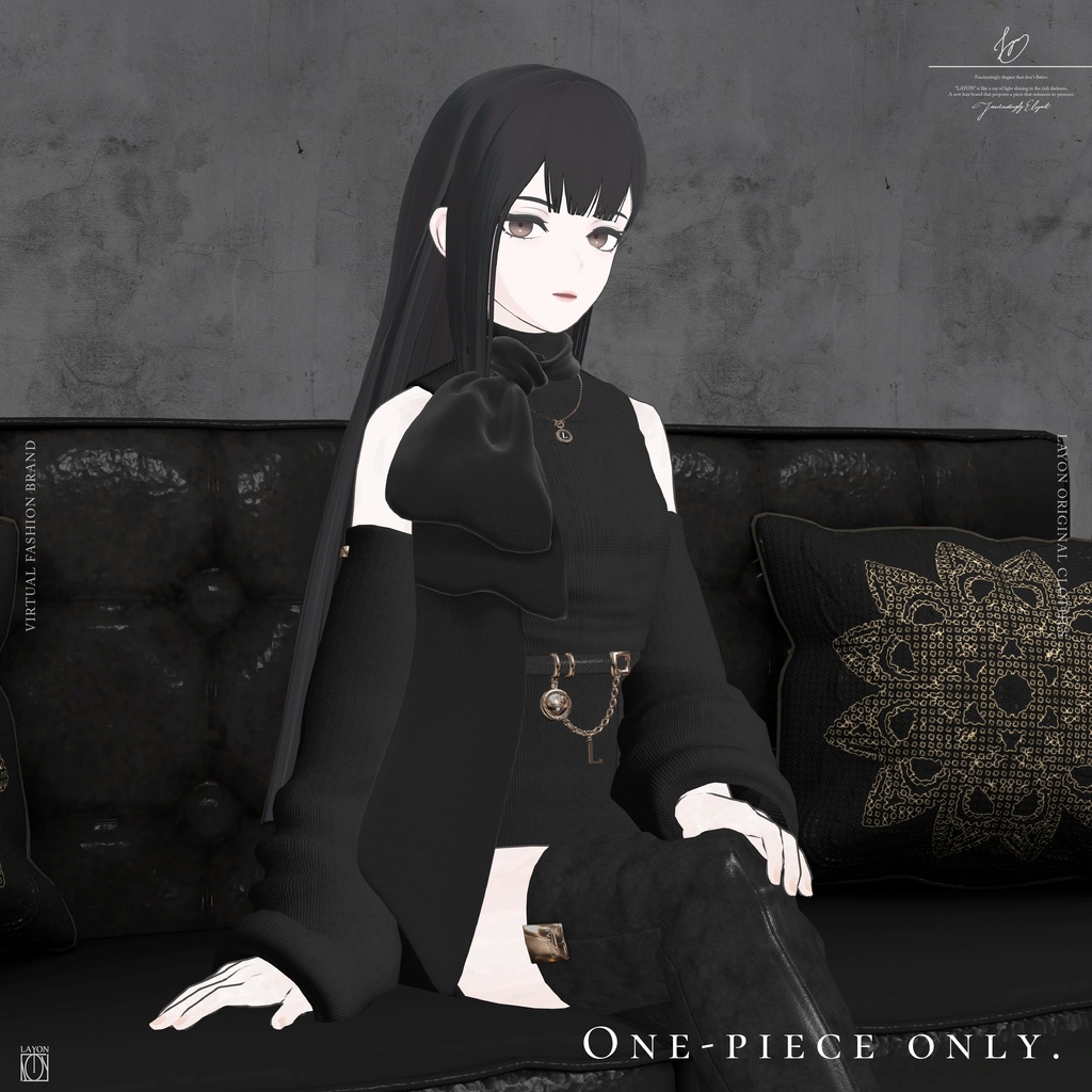 【3D】STUNING (森羅/マヌカ/萌/セレスティア/ラシューシャ/桔梗/Lapwwing/Grus/Weil対応) #LAYON服。#LAYONコーデ