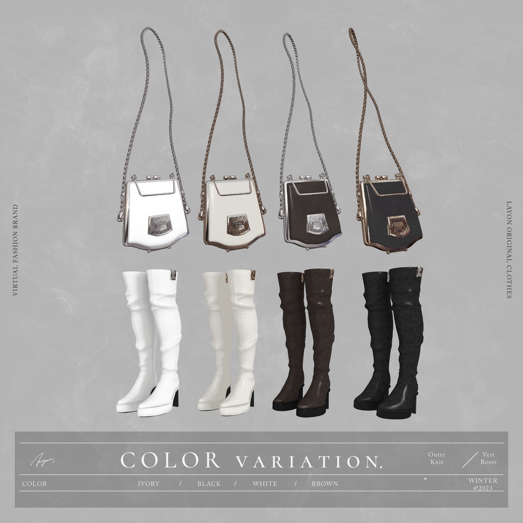 【3D】STUNING (森羅/マヌカ/萌/セレスティア/ラシューシャ/桔梗/Lapwwing/Grus/Weil対応) #LAYON服。#LAYONコーデ