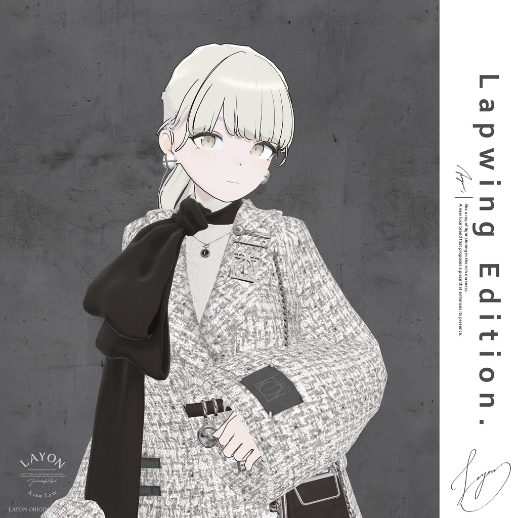 【3D】STUNING (森羅/マヌカ/萌/セレスティア/ラシューシャ/桔梗/Lapwwing/Grus/Weil対応) #LAYON服。#LAYONコーデ