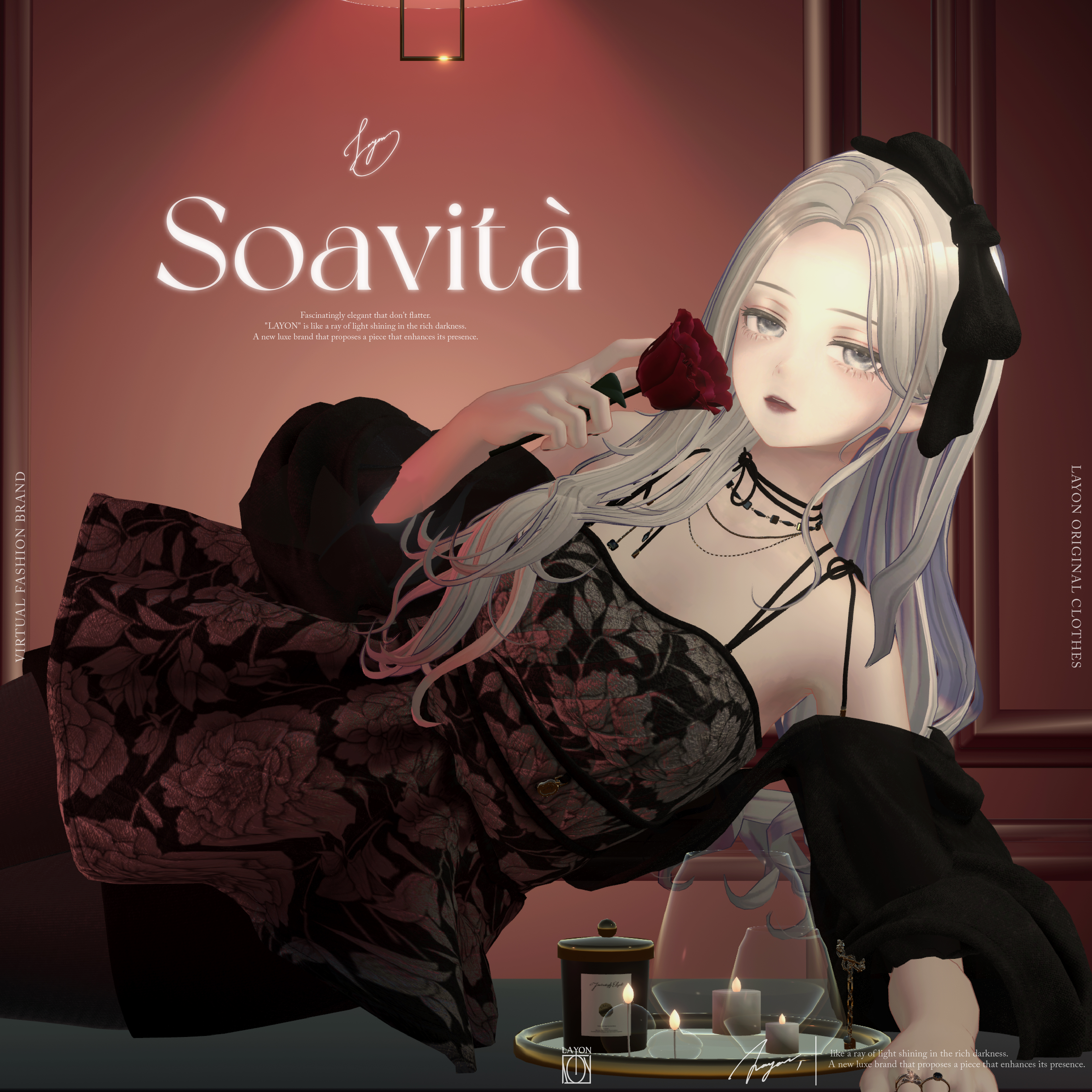【3D】Soavità (森羅/マヌカ/萌/ラシューシャ/桔梗 対応) #LAYON服。＃LAYONコーデ