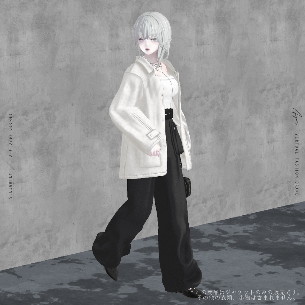 【3D】J-F Over Jacket (森羅/マヌカ/萌/ラシューシャ/桔梗/Lapwing/水瀬 セミ対応) #LAYON服。#LAYONコーデ