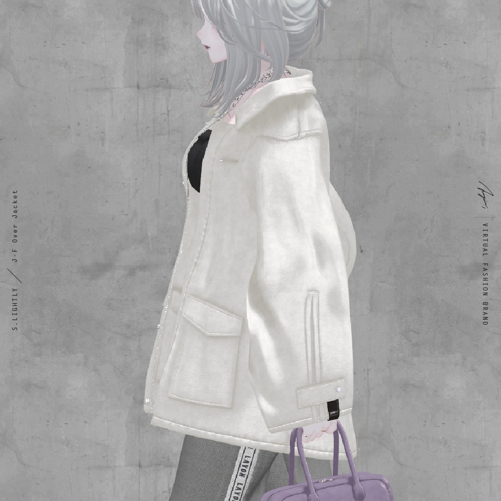 【3D】J-F Over Jacket (森羅/マヌカ/萌/ラシューシャ/桔梗/Lapwing/水瀬 セミ対応) #LAYON服。#LAYONコーデ