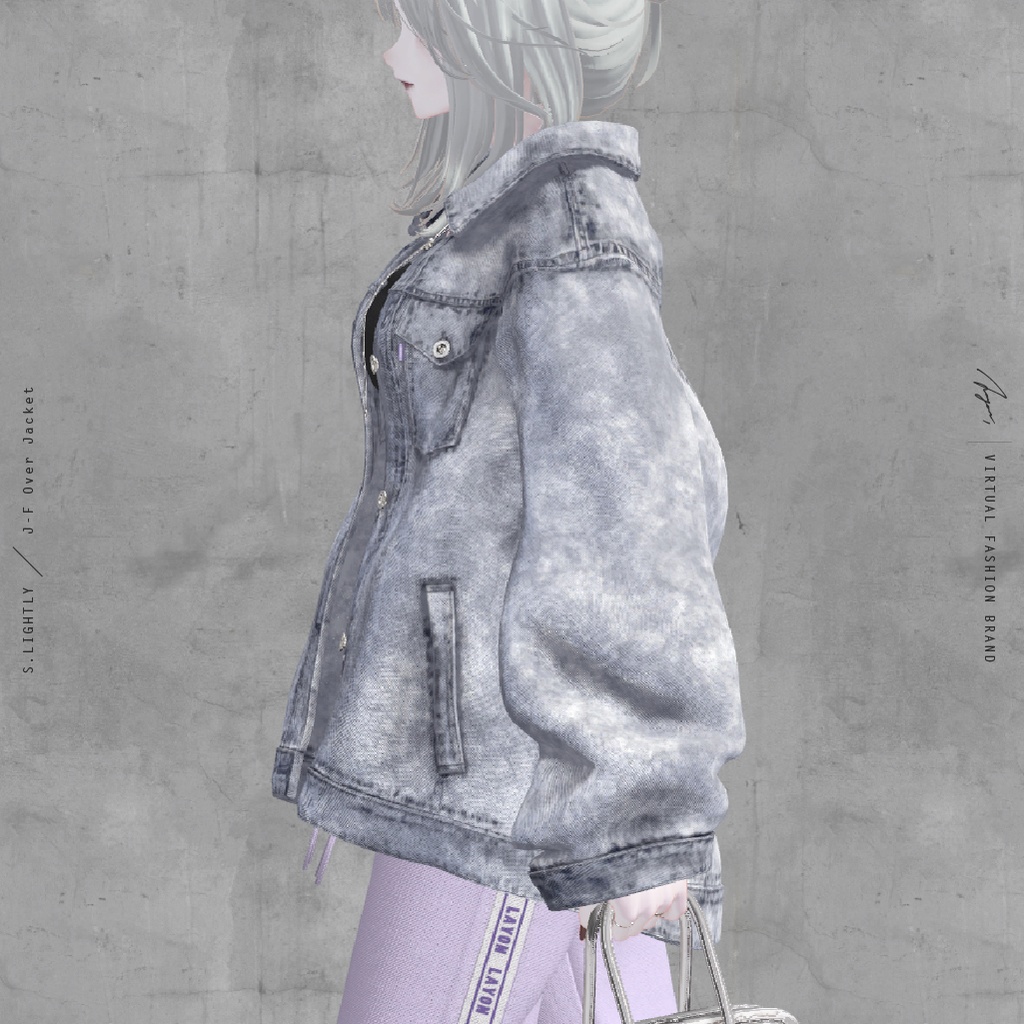 【3D】J-F Over Jacket (森羅/マヌカ/萌/ラシューシャ/桔梗/Lapwing/水瀬 セミ対応) #LAYON服。#LAYONコーデ