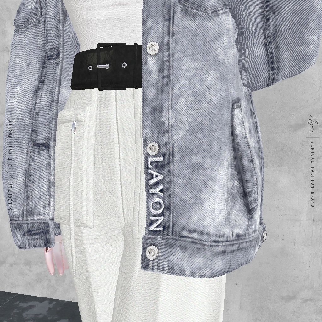 【3D】J-F Over Jacket (森羅/マヌカ/萌/ラシューシャ/桔梗/Lapwing/水瀬 セミ対応) #LAYON服。#LAYONコーデ