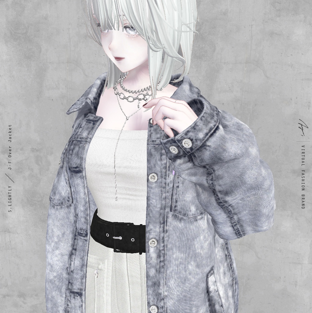 【3D】J-F Over Jacket (森羅/マヌカ/萌/ラシューシャ/桔梗/Lapwing/水瀬 セミ対応) #LAYON服。#LAYONコーデ