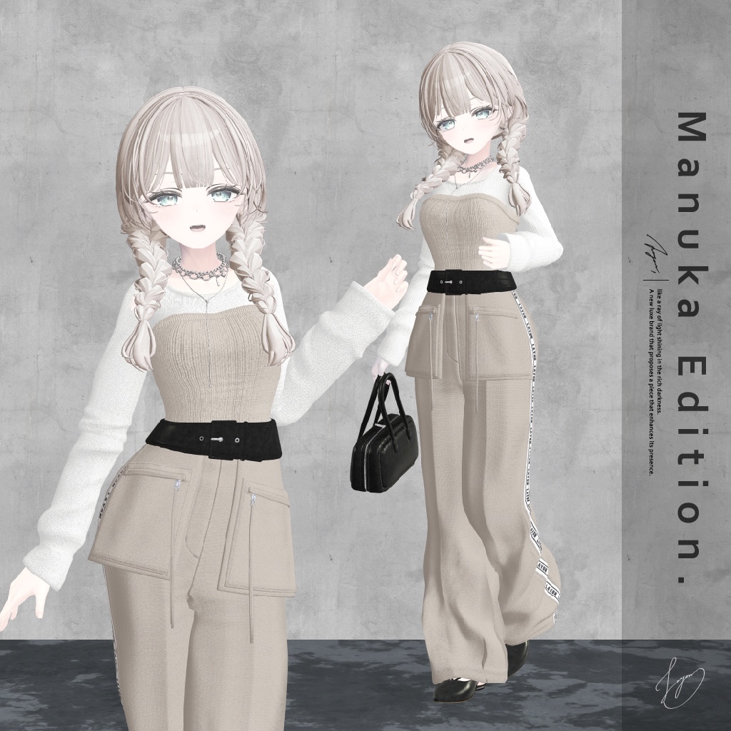 【3D】S.LIGHTLY (森羅/マヌカ/萌/ラシューシャ/桔梗/Lapwing セミ対応) #LAYON服。#LAYONコーデ