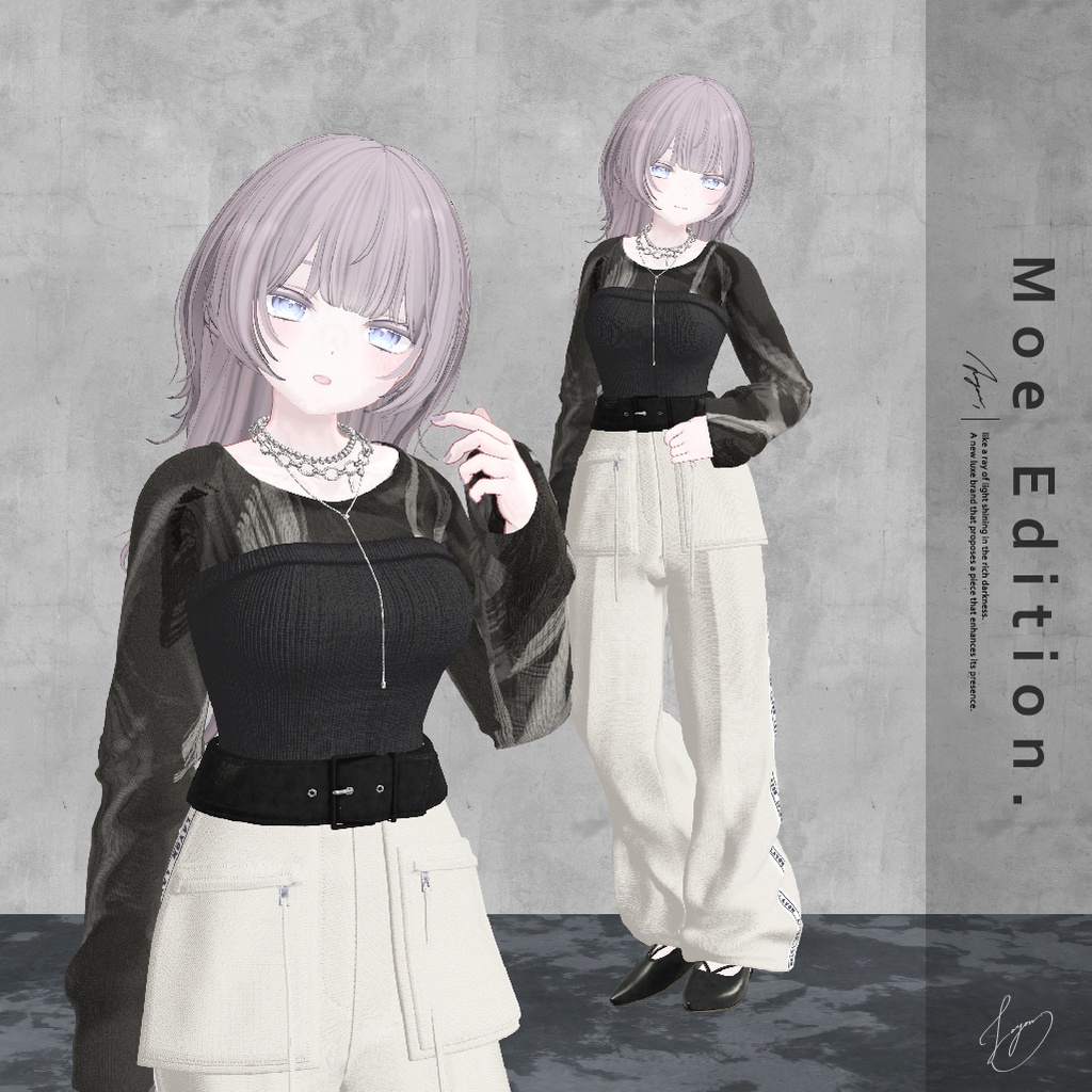 【3D】S.LIGHTLY (森羅/マヌカ/萌/ラシューシャ/桔梗/Lapwing セミ対応) #LAYON服。#LAYONコーデ