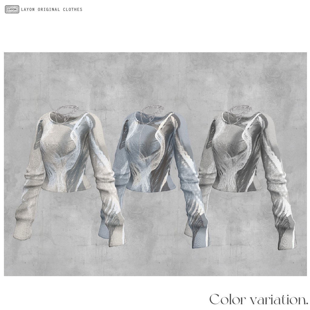 【3D】S.LIGHTLY (森羅/マヌカ/萌/ラシューシャ/桔梗/Lapwing セミ対応) #LAYON服。#LAYONコーデ