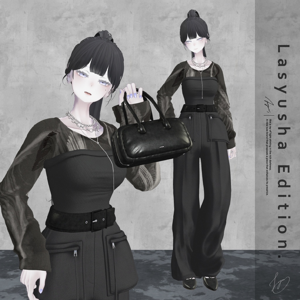 【3D】S.LIGHTLY (森羅/マヌカ/萌/ラシューシャ/桔梗/Lapwing セミ対応) #LAYON服。#LAYONコーデ