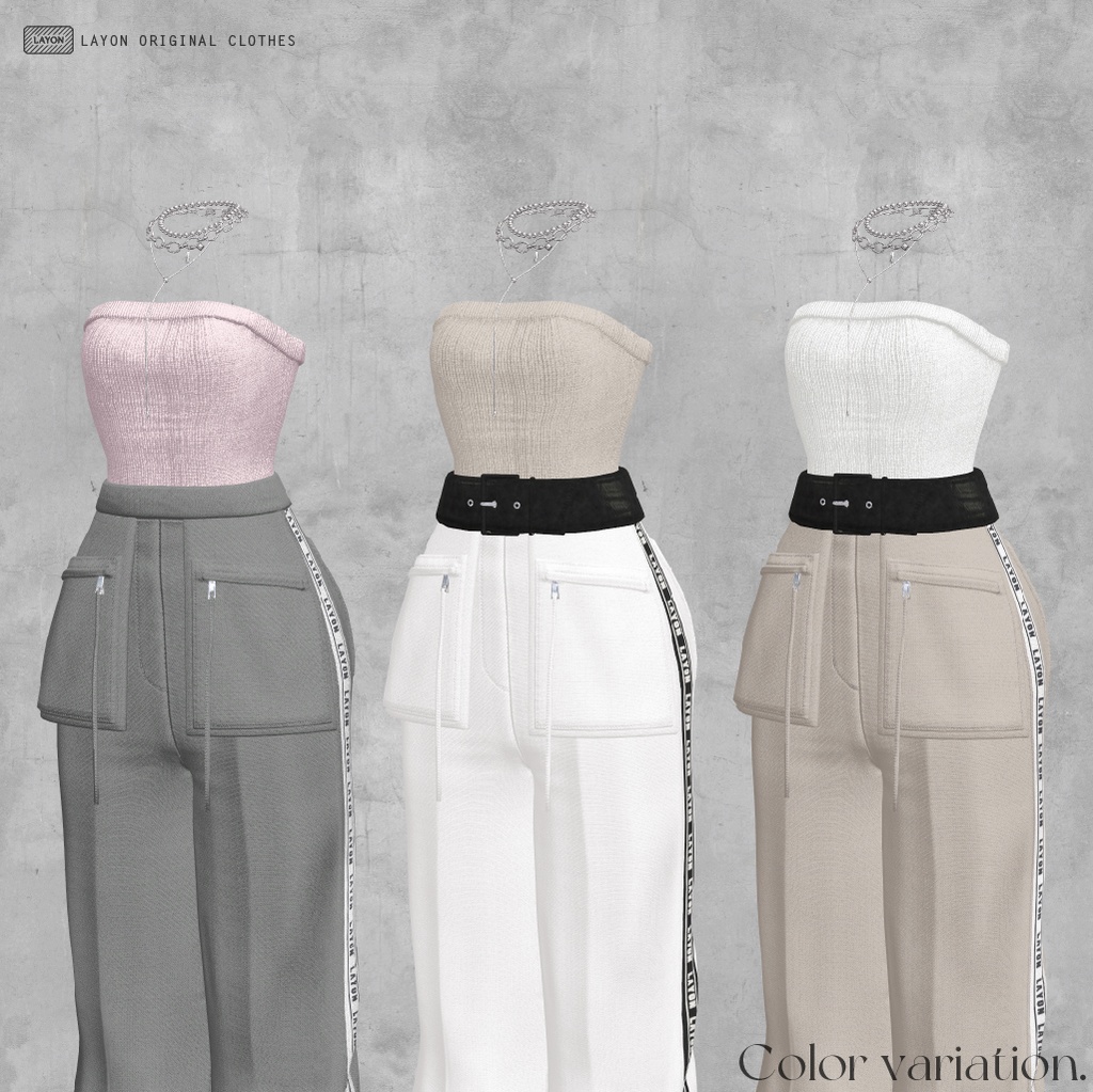 【3D】S.LIGHTLY (森羅/マヌカ/萌/ラシューシャ/桔梗/Lapwing セミ対応) #LAYON服。#LAYONコーデ