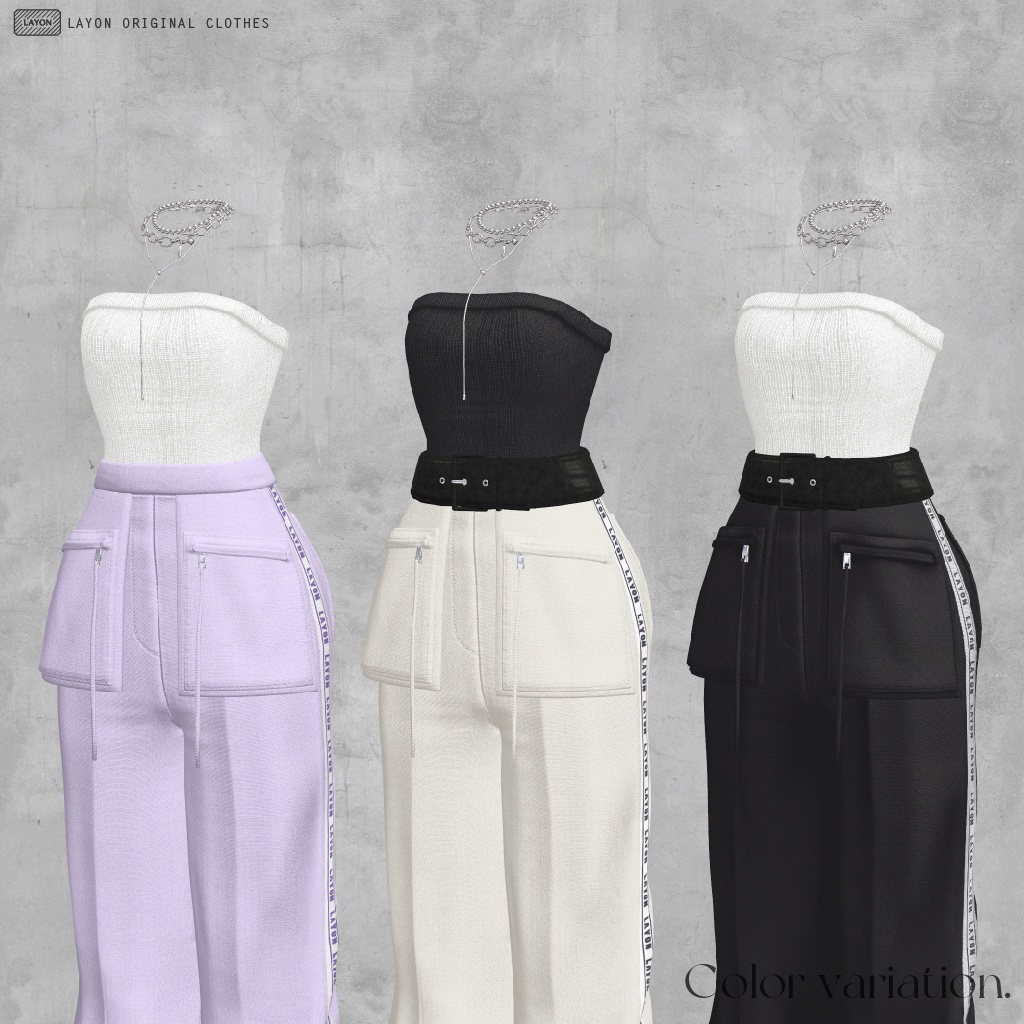 【3D】S.LIGHTLY (森羅/マヌカ/萌/ラシューシャ/桔梗/Lapwing セミ対応) #LAYON服。#LAYONコーデ