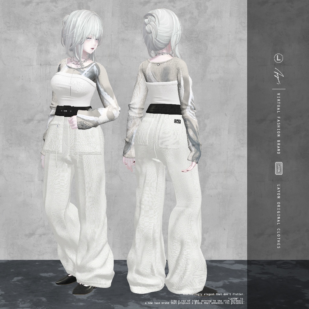 【3D】S.LIGHTLY (森羅/マヌカ/萌/ラシューシャ/桔梗/Lapwing セミ対応) #LAYON服。#LAYONコーデ