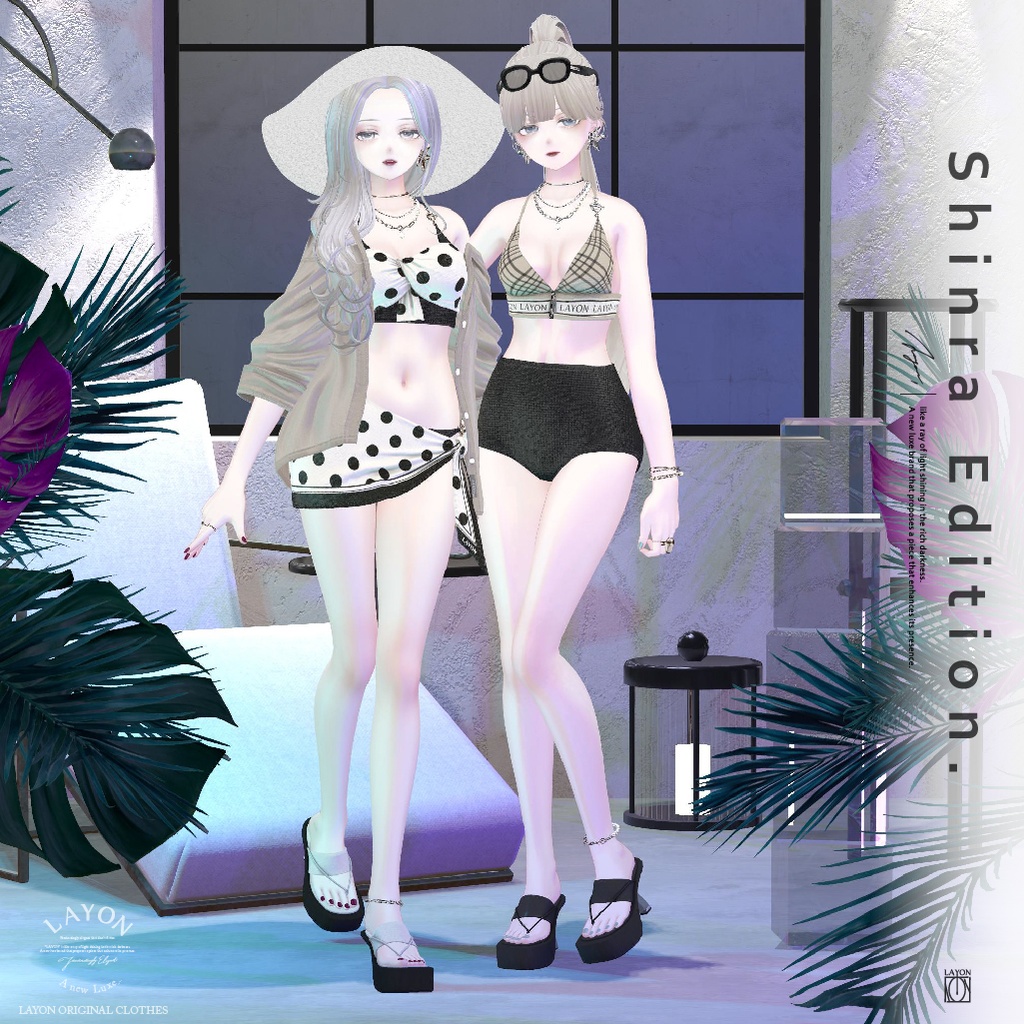 【3D】L.A.Y.E.R.E.D. (森羅/マヌカ/ラシューシャ/萌/桔梗/Lapwing対応) #LAYON服 #LAYONコーデ