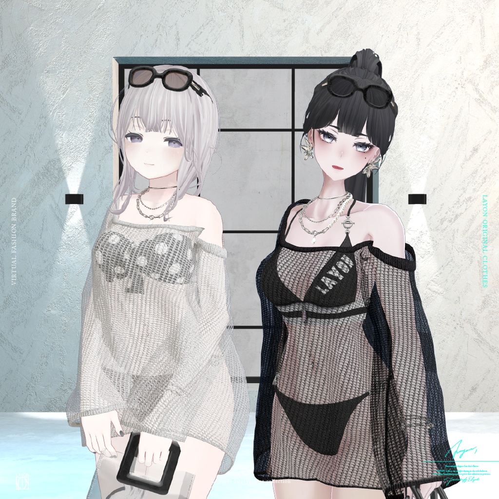 【3D】L.A.Y.E.R.E.D. (森羅/マヌカ/ラシューシャ/萌/桔梗/Lapwing対応) #LAYON服 #LAYONコーデ