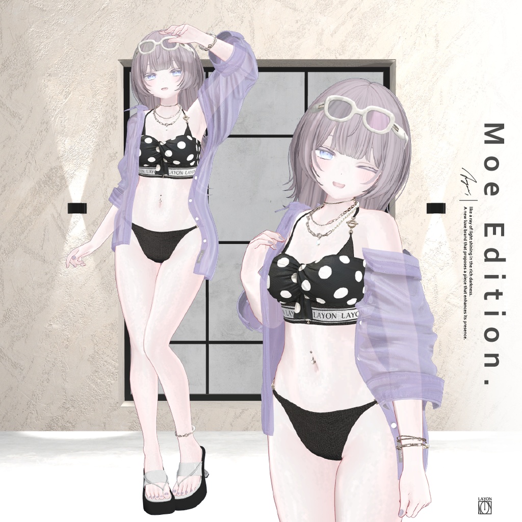 【3D】L.A.Y.E.R.E.D. (森羅/マヌカ/ラシューシャ/萌/桔梗/Lapwing対応) #LAYON服 #LAYONコーデ