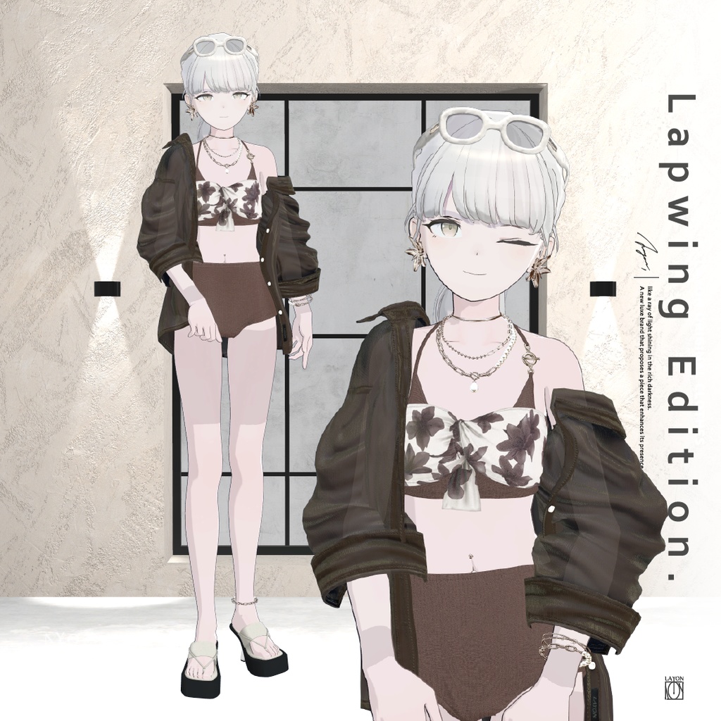 【3D】L.A.Y.E.R.E.D. (森羅/マヌカ/ラシューシャ/萌/桔梗/Lapwing対応) #LAYON服 #LAYONコーデ