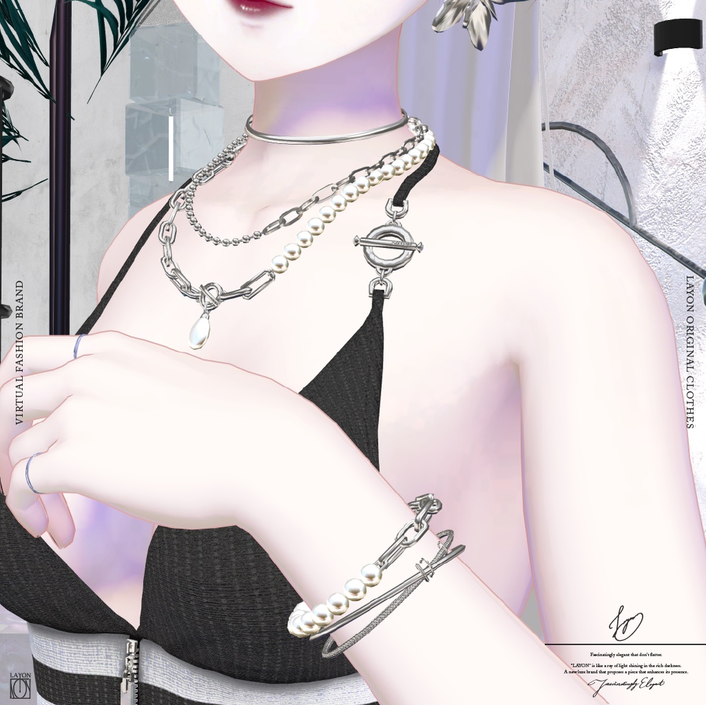 【3D】L.A.Y.E.R.E.D. (森羅/マヌカ/ラシューシャ/萌/桔梗/Lapwing対応) #LAYON服 #LAYONコーデ