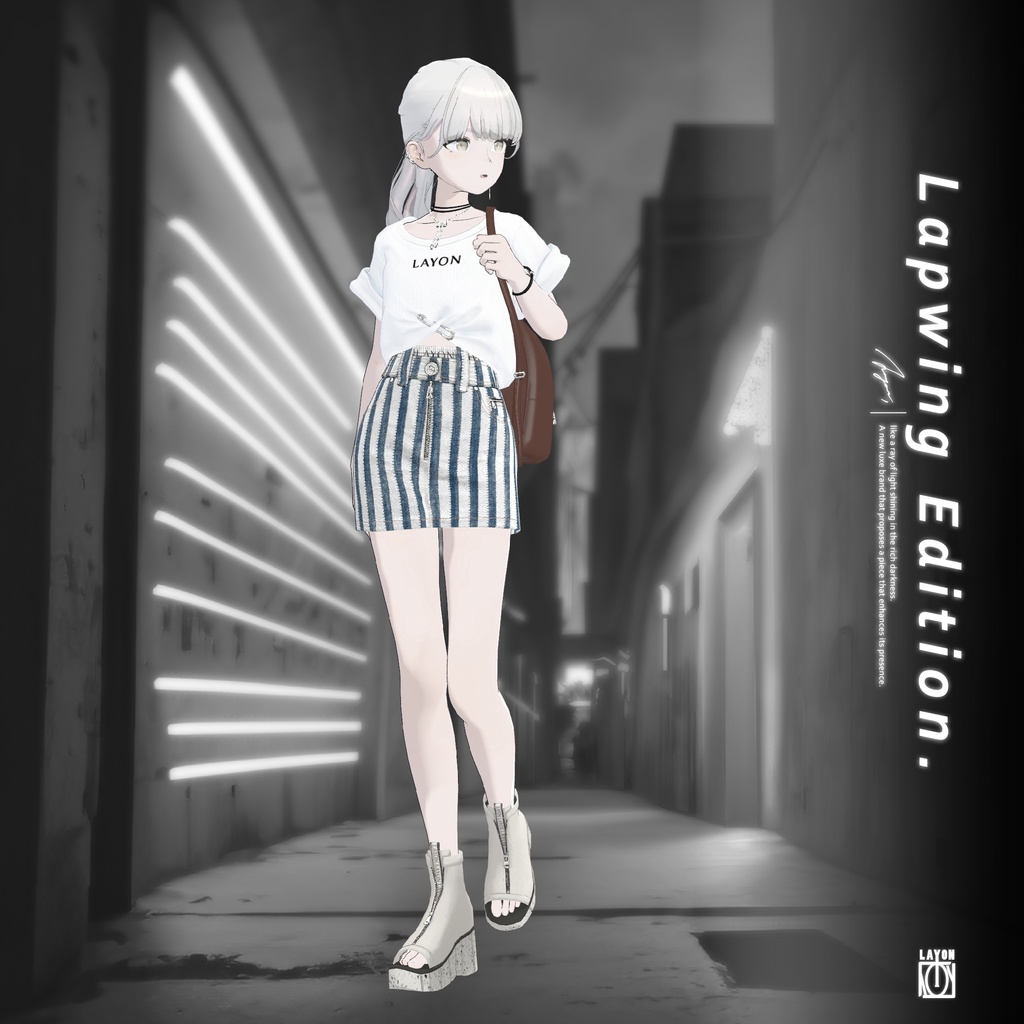 【3D】ENERGICO (森羅/マヌカ/ラシューシャ/萌/桔梗/Lapwing/Sio対応) #LAYON服 #LAYONコーデ