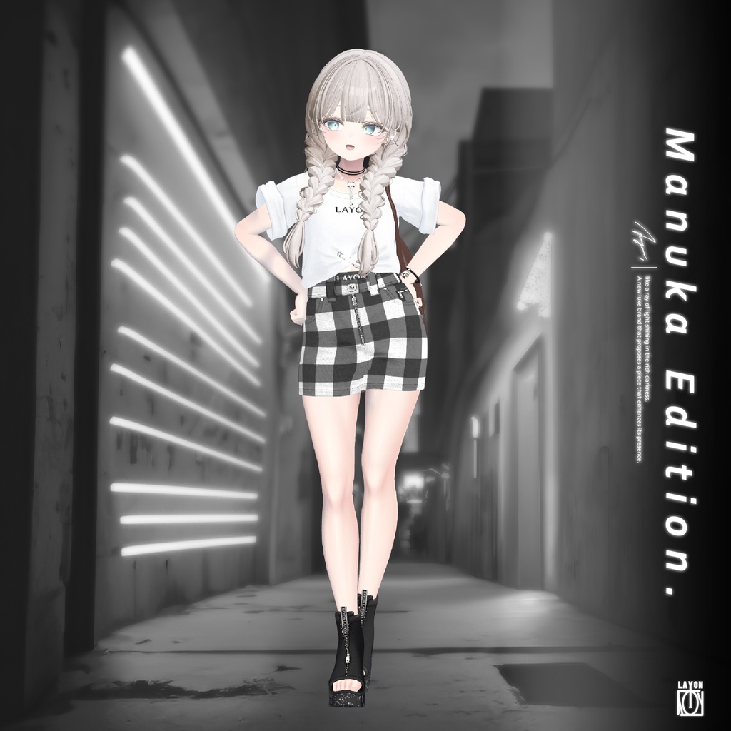 【3D】ENERGICO (森羅/マヌカ/ラシューシャ/萌/桔梗/Lapwing/Sio対応) #LAYON服 #LAYONコーデ