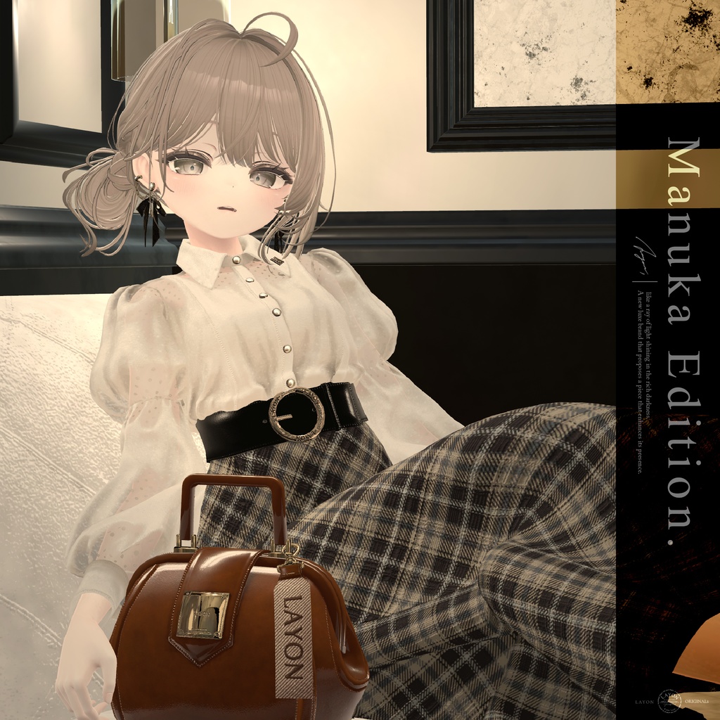 【3D】Noble Liberty (森羅/マヌカ/ラシューシャ/萌/桔梗/Lapwing/セレスティア/Sio対応) #LAYON服 #LAYONコーデ