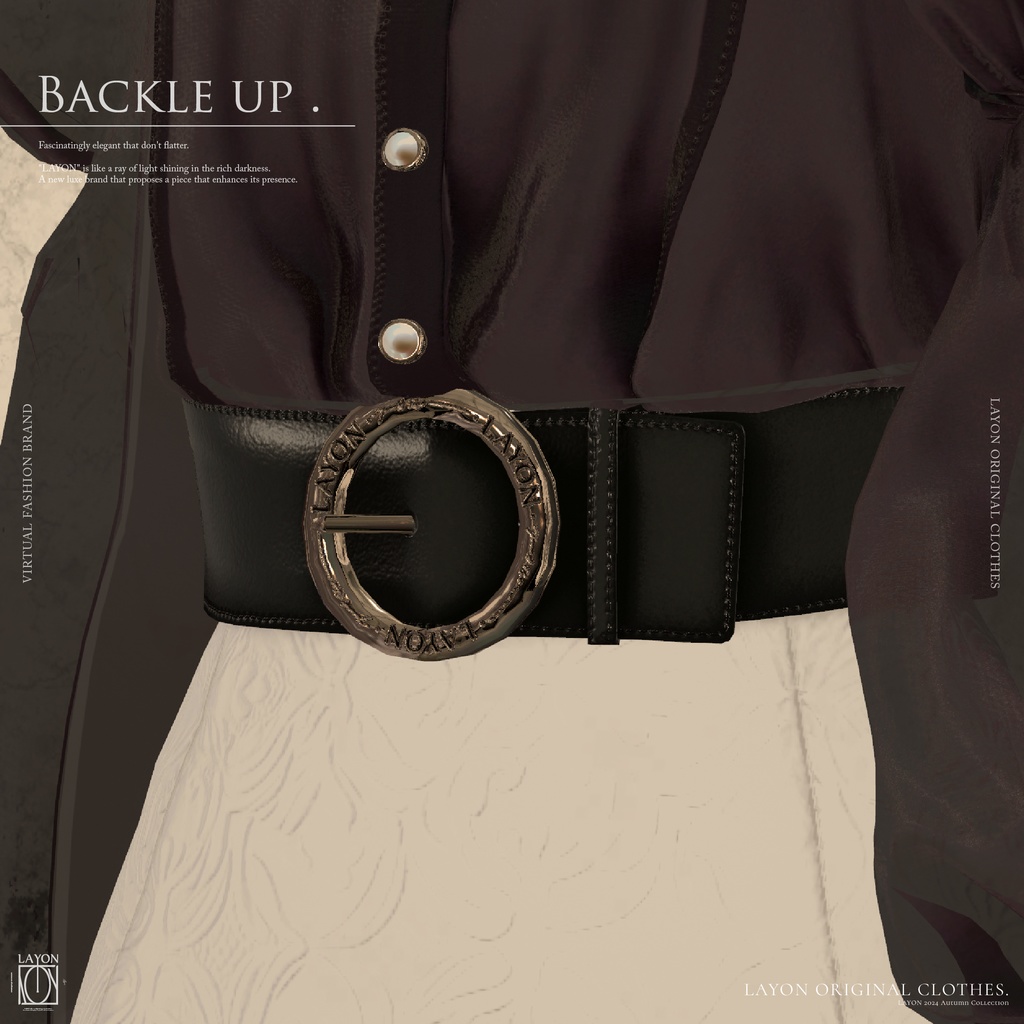 【3D】Noble Liberty (森羅/マヌカ/ラシューシャ/萌/桔梗/Lapwing/セレスティア/Sio対応) #LAYON服 #LAYONコーデ