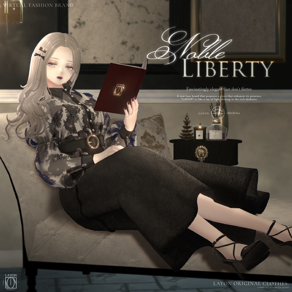 【3D】Noble Liberty (森羅/マヌカ/ラシューシャ/萌/桔梗/Lapwing/セレスティア/Sio対応) #LAYON服 ＃LAYONコーデ