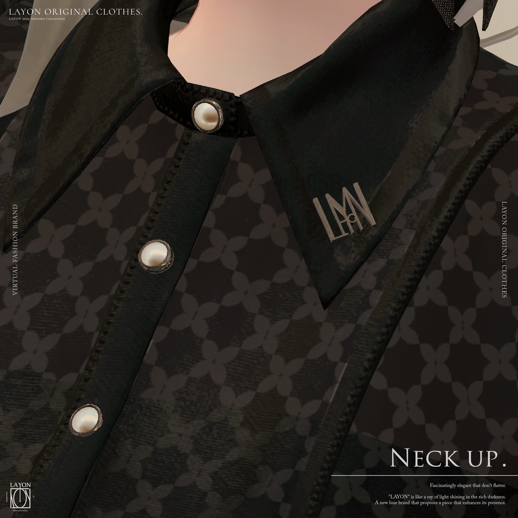 【3D】Noble Liberty (森羅/マヌカ/ラシューシャ/萌/桔梗/Lapwing/セレスティア/Sio対応) #LAYON服 #LAYONコーデ