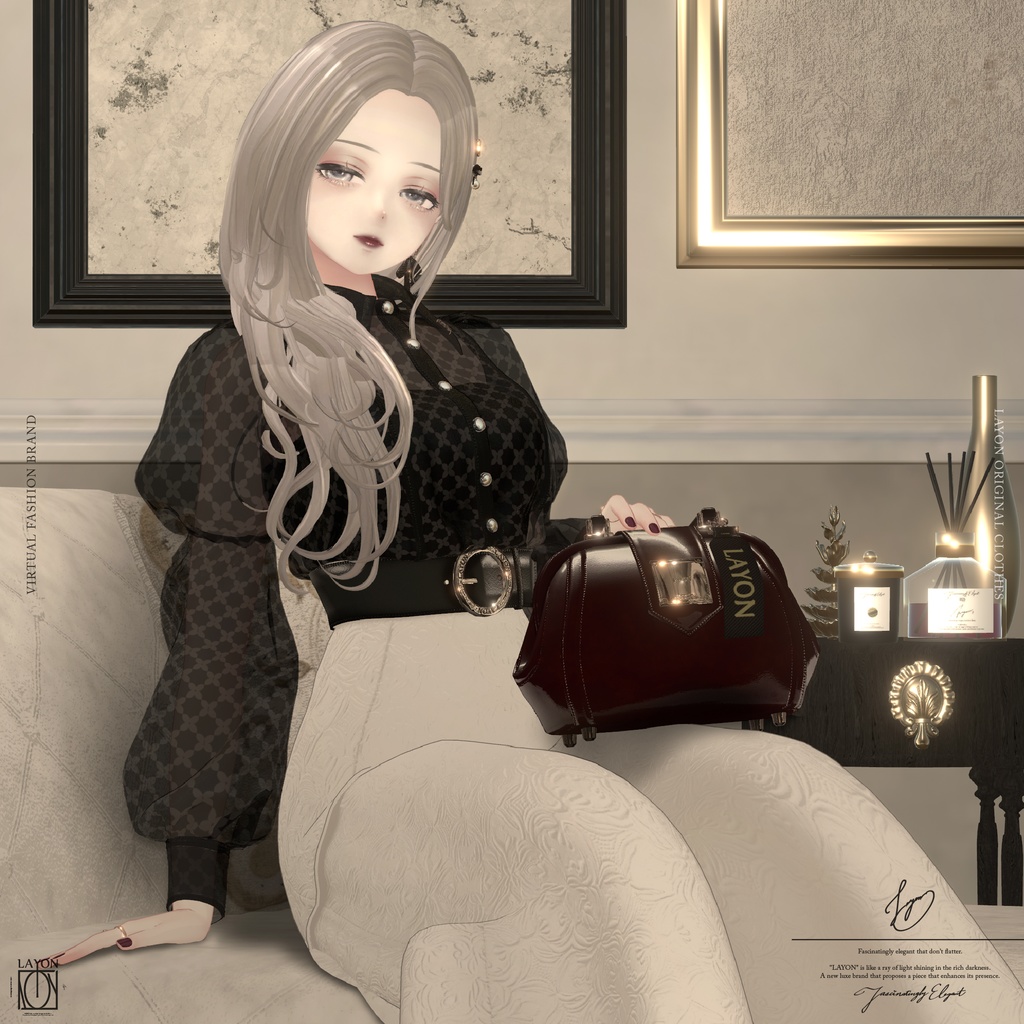 【3D】Noble Liberty (森羅/マヌカ/ラシューシャ/萌/桔梗/Lapwing/セレスティア/Sio対応) #LAYON服 #LAYONコーデ