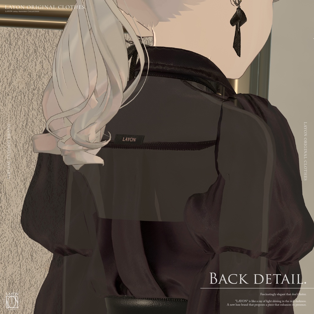 【3D】Noble Liberty (森羅/マヌカ/ラシューシャ/萌/桔梗/Lapwing/セレスティア/Sio対応) #LAYON服 #LAYONコーデ