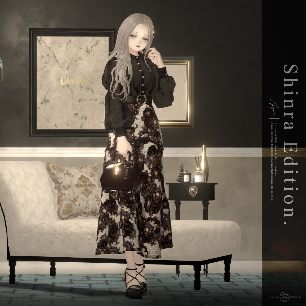 【3D】Noble Liberty (森羅/マヌカ/ラシューシャ/萌/桔梗/Lapwing/セレスティア/Sio対応) #LAYON服 #LAYONコーデ