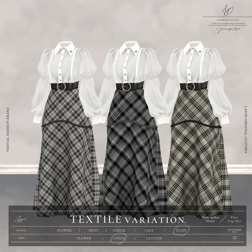 【3D】Noble Liberty (森羅/マヌカ/ラシューシャ/萌/桔梗/Lapwing/セレスティア/Sio対応) #LAYON服 #LAYONコーデ