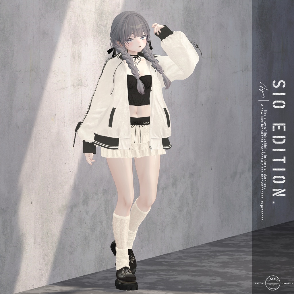 【3D】Enchant Bloke (森羅/しなの/愛莉/マヌカ/ラシューシャ/萌/桔梗/Lapwing/セレスティア/Sio/水瀬/狛乃対応) #LAYON服 #LAYONコーデ