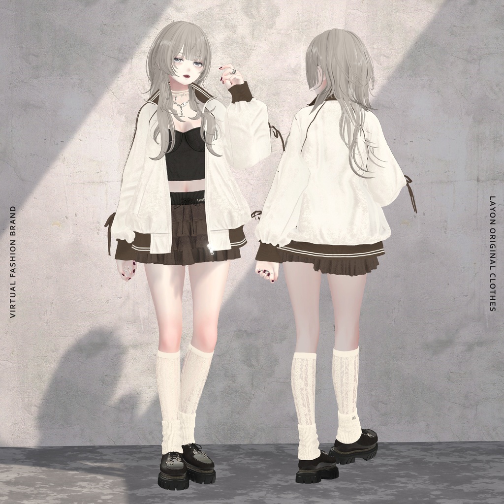 【3D】Enchant Bloke (森羅/しなの/愛莉/マヌカ/ラシューシャ/萌/桔梗/Lapwing/セレスティア/Sio/水瀬/狛乃対応) #LAYON服 #LAYONコーデ