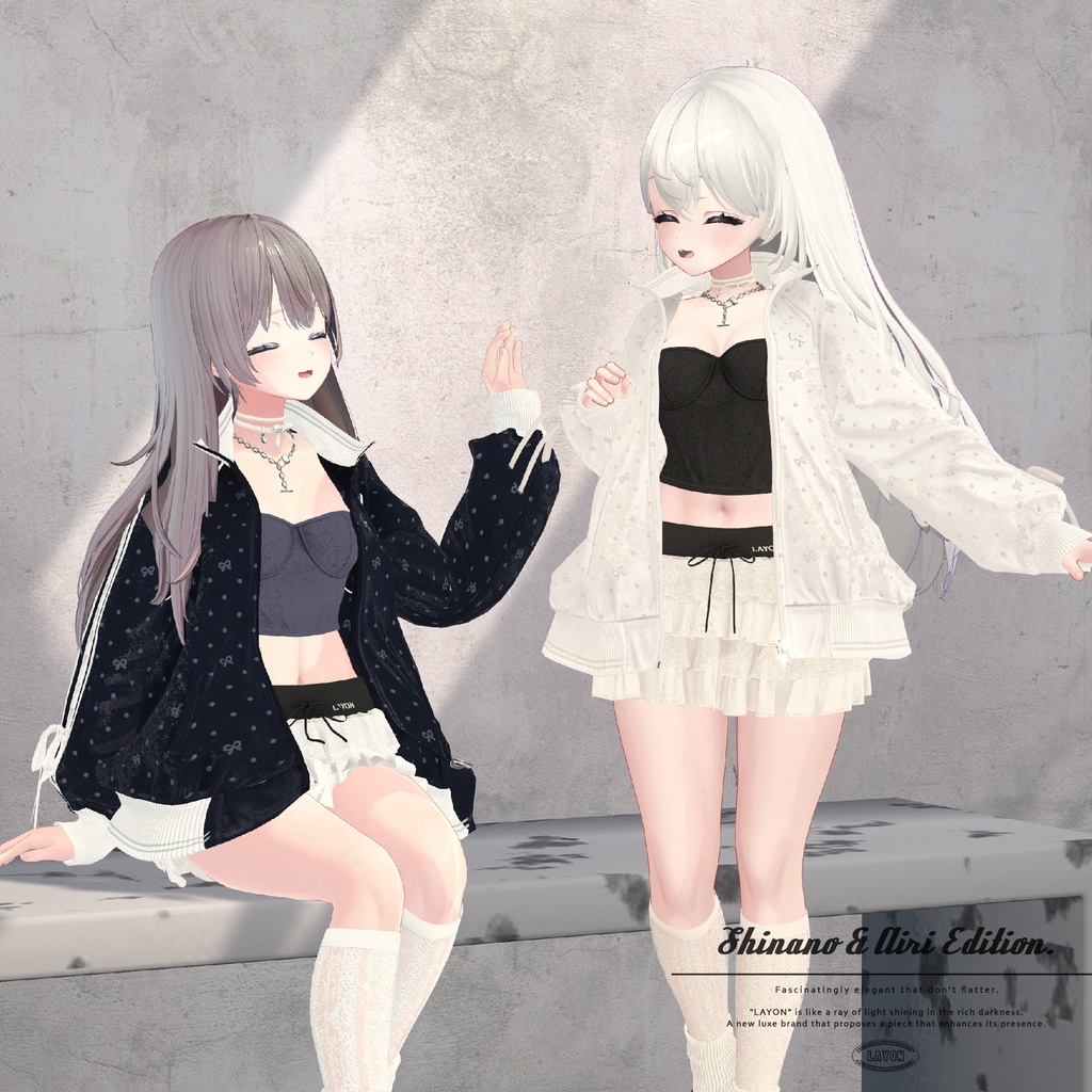 【3D】Enchant Bloke (森羅/しなの/愛莉/マヌカ/ラシューシャ/萌/桔梗/Lapwing/セレスティア/Sio/水瀬/狛乃対応) #LAYON服 #LAYONコーデ