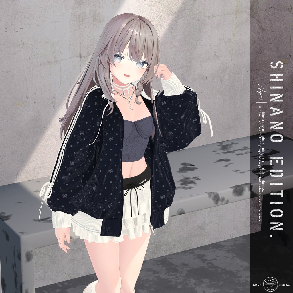 【3D】Enchant Bloke (森羅/しなの/愛莉/マヌカ/ラシューシャ/萌/桔梗/Lapwing/セレスティア/Sio/水瀬/狛乃対応) #LAYON服 #LAYONコーデ