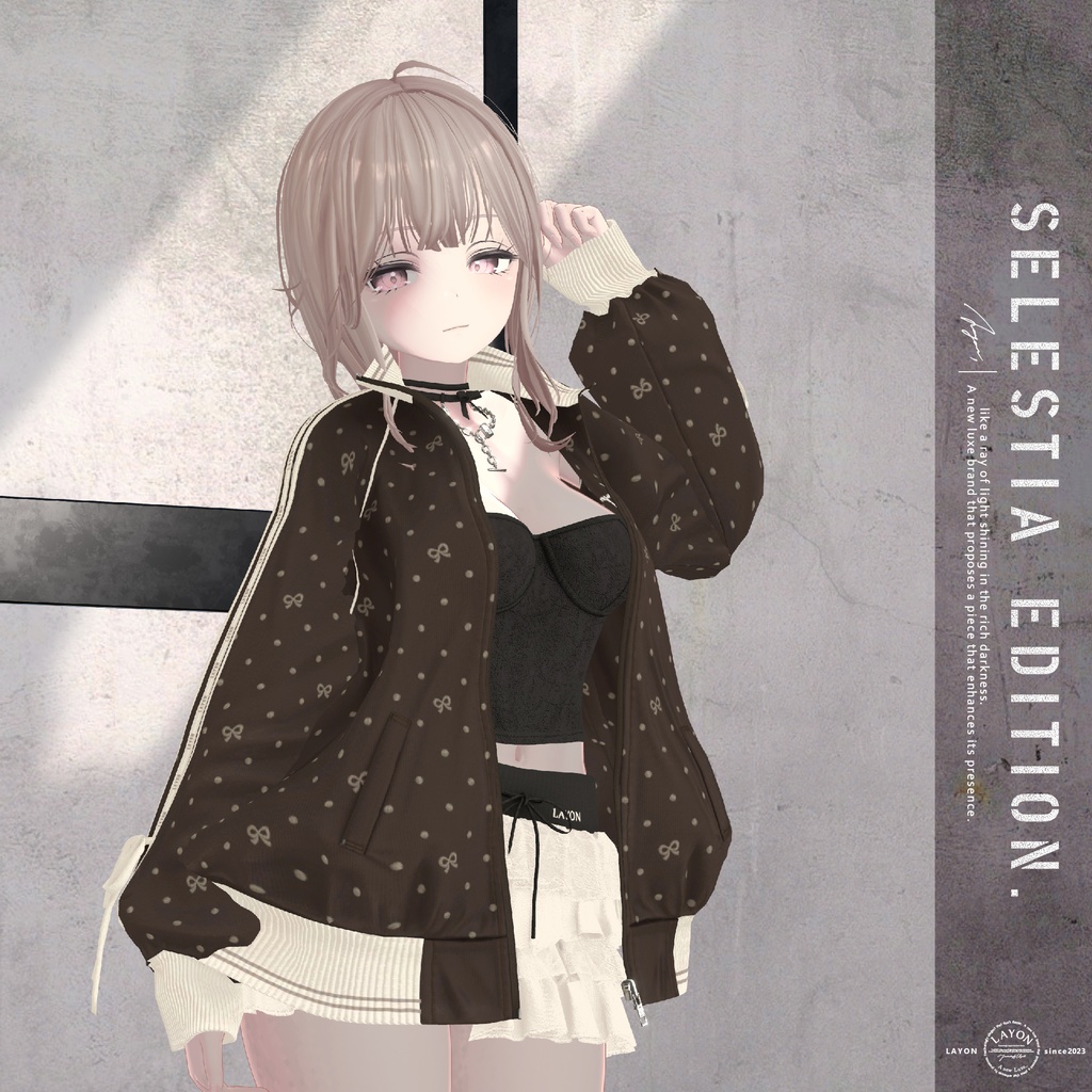 【3D】Enchant Bloke (森羅/しなの/愛莉/マヌカ/ラシューシャ/萌/桔梗/Lapwing/セレスティア/Sio/水瀬/狛乃対応) #LAYON服 #LAYONコーデ