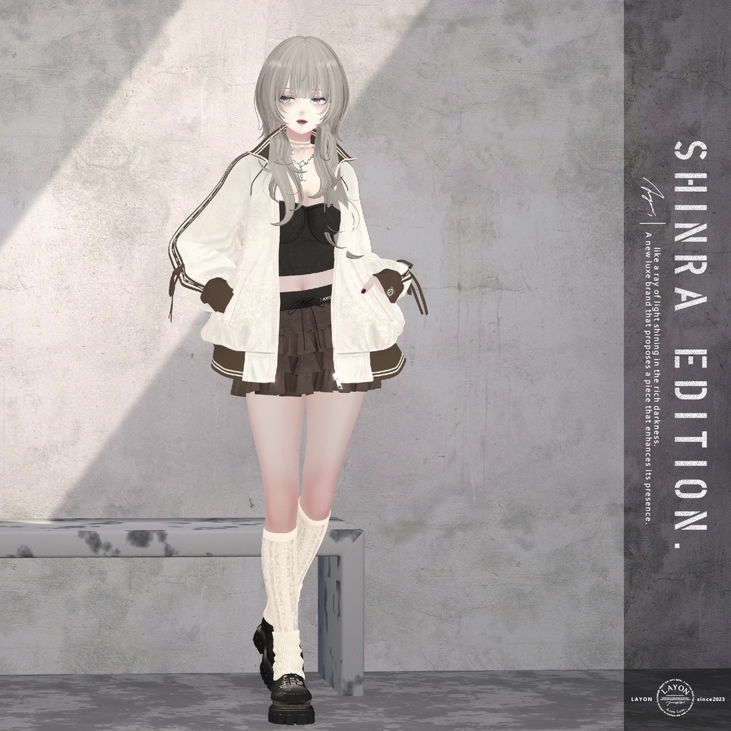 【3D】Enchant Bloke (森羅/しなの/愛莉/マヌカ/ラシューシャ/萌/桔梗/Lapwing/セレスティア/Sio/水瀬/狛乃対応) #LAYON服 #LAYONコーデ