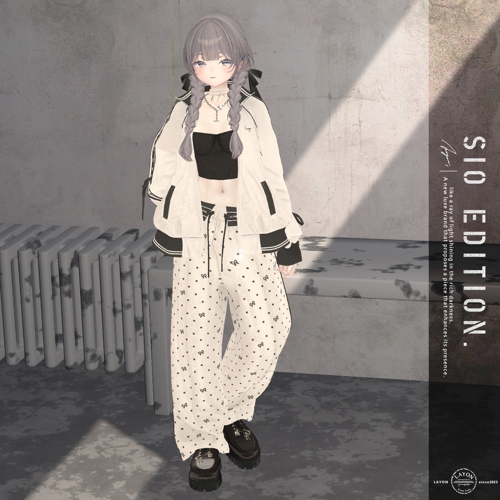 【3D】Enchant Bloke -Pants-(森羅/しなの/愛莉/マヌカ/ラシューシャ/萌/桔梗/Lapwing/セレスティア/Sioセミ対応) #LAYON服 #LAYONコーデ