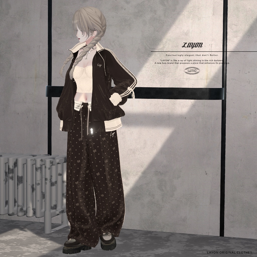 【3D】Enchant Bloke -Pants-(森羅/しなの/愛莉/マヌカ/ラシューシャ/萌/桔梗/Lapwing/セレスティア/Sioセミ対応) #LAYON服 #LAYONコーデ