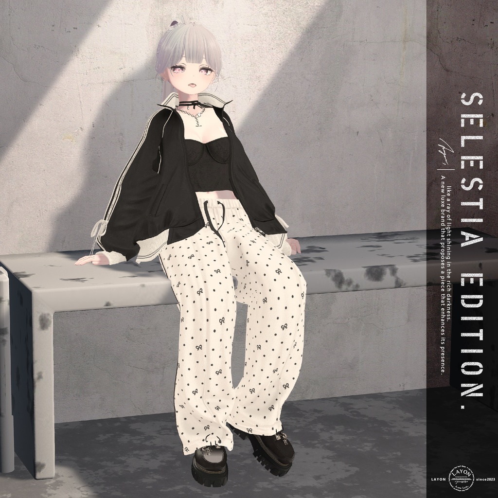 【3D】Enchant Bloke -Pants-(森羅/しなの/愛莉/マヌカ/ラシューシャ/萌/桔梗/Lapwing/セレスティア/Sioセミ対応) #LAYON服 #LAYONコーデ